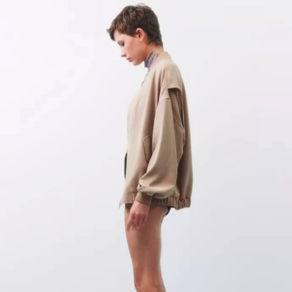 Zara Oversized Bomber Jacket - Picture 5 of 10